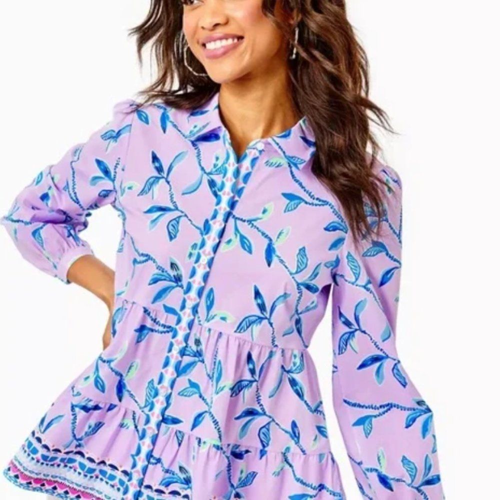 NWT  Lilly Pulitzer Kenna Stretch Top S